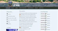 Desktop Screenshot of mairie-leval.fr