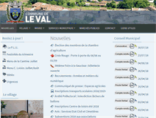 Tablet Screenshot of mairie-leval.fr